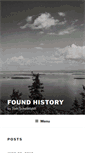 Mobile Screenshot of foundhistory.org